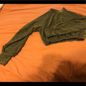 gold, crop top, fashion nova show stopper